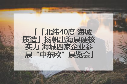 「北纬40度 海城质造」扬帆出海展硬核实力 海城四家企业参展“中东欧”展览会