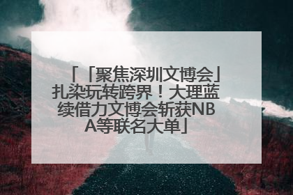 「聚焦深圳文博会」扎染玩转跨界！大理蓝续借力文博会斩获NBA等联名大单