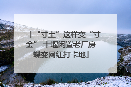 “寸土”这样变“寸金” 十堰闲置老厂房蝶变网红打卡地