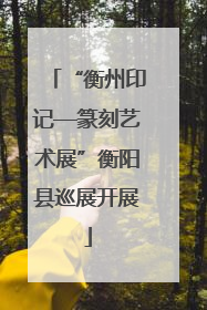 “衡州印记—篆刻艺术展”衡阳县巡展开展
