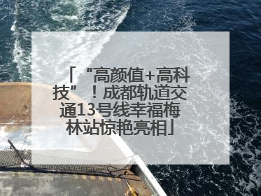 “高颜值+高科技”！成都轨道交通13号线幸福梅林站惊艳亮相