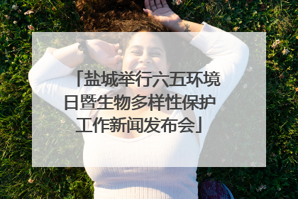 盐城举行六五环境日暨生物多样性保护工作新闻发布会