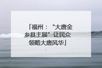 福州：“大唐金乡县主展”让民众领略大唐风华