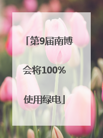 第9届南博会将100%使用绿电