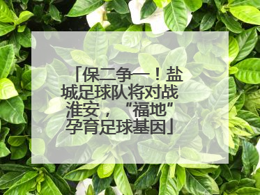 保二争一！盐城足球队将对战淮安，“福地”孕育足球基因