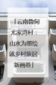 云南鲁甸尤家湾村：山水为墨绘就乡村旅居新画卷