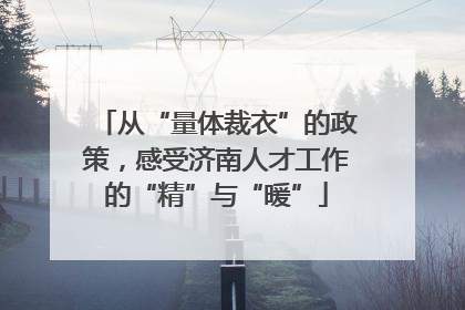 从“量体裁衣”的政策，感受济南人才工作的“精”与“暖”