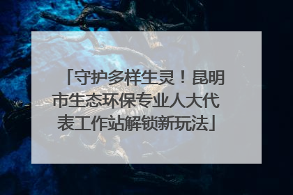 守护多样生灵！昆明市生态环保专业人大代表工作站解锁新玩法
