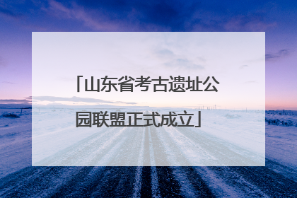 山东省考古遗址公园联盟正式成立