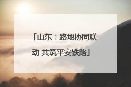 山东：路地协同联动 共筑平安铁路