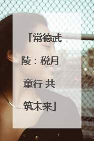 常德武陵：税月童行 共筑未来