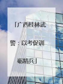 广西桂林武警：以考促训砺精兵