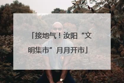 接地气！汝阳“文明集市”月月开市