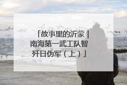 故事里的沂蒙｜南海第一武工队智歼日伪军（上）