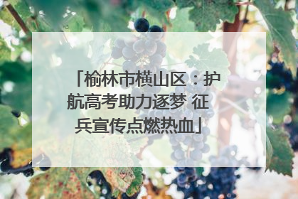 榆林市横山区：护航高考助力逐梦 征兵宣传点燃热血
