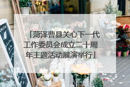 菏泽曹县关心下一代工作委员会成立二十周年主题活动展演举行
