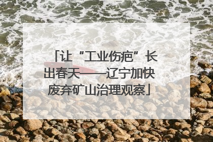 让“工业伤疤”长出春天——辽宁加快废弃矿山治理观察