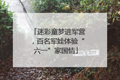 迷彩童梦进军营，百名军娃体验“六一”家国情