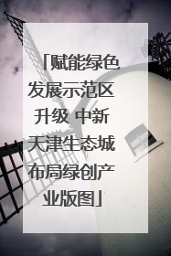 赋能绿色发展示范区升级 中新天津生态城布局绿创产业版图