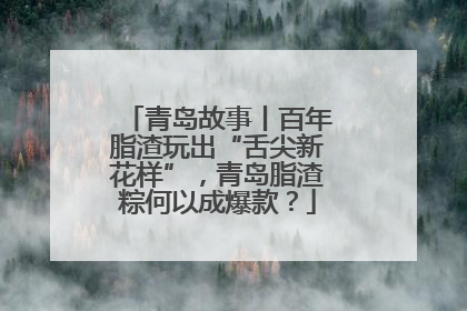 青岛故事丨百年脂渣玩出“舌尖新花样”，青岛脂渣粽何以成爆款？