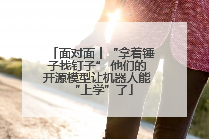面对面丨“拿着锤子找钉子” 他们的开源模型让机器人能“上学”了
