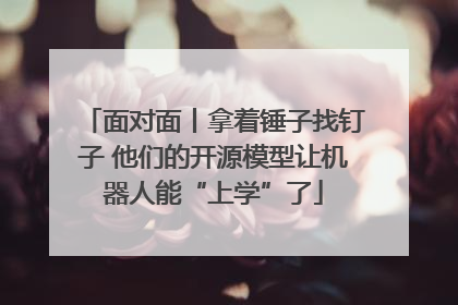 面对面丨拿着锤子找钉子 他们的开源模型让机器人能“上学”了