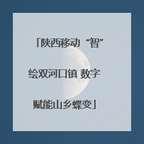 陕西移动“智”绘双河口镇 数字赋能山乡蝶变