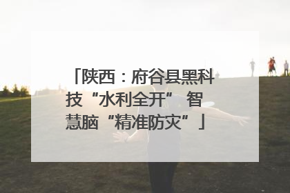陕西：府谷县黑科技“水利全开” 智慧脑“精准防灾”