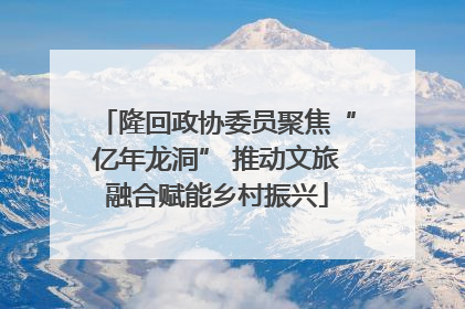 隆回政协委员聚焦“亿年龙洞” 推动文旅融合赋能乡村振兴