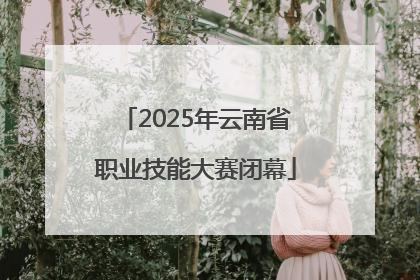2025年云南省职业技能大赛闭幕