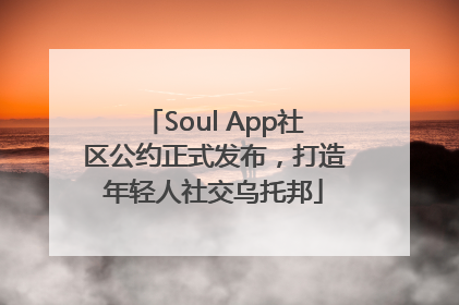 Soul App社区公约正式发布，打造年轻人社交乌托邦